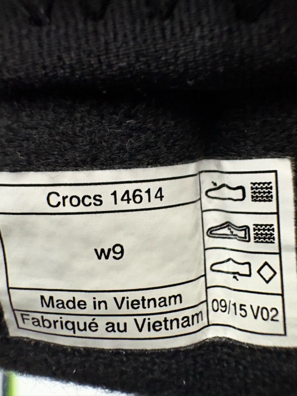 CROCS Black Quilted Puff Winter Boots - Picture 5 of 5